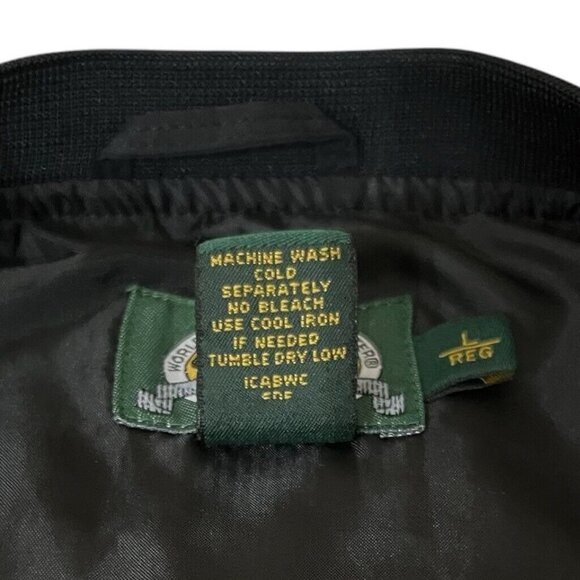 Cabela's Men's Pullover Windbreaker‎ V-Neck Black Size Large Ultra Soft Lined - Picture 7 of 7